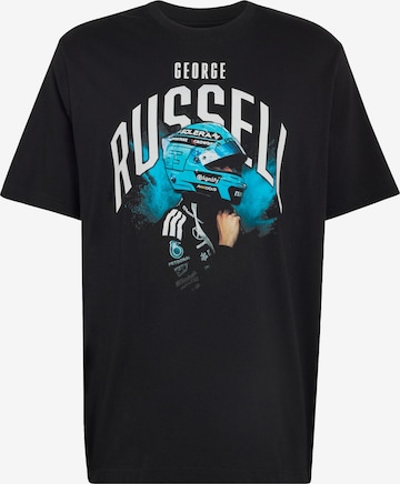 T-Shirt fonctionnel 'Mercedes - AMG Petronas Formula 1 Team George Russell' ADIDAS PERFORMANCE en noir : devant