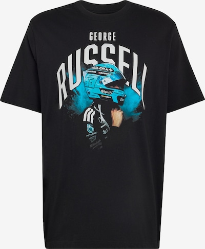 ADIDAS PERFORMANCE Functioneel shirt 'Mercedes - AMG Petronas Formula 1 Team George Russell' in de kleur Beige / Azuur / Zwart / Wit, Productweergave