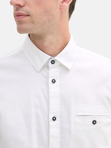 TOM TAILOR Regular fit Overhemd in Wit