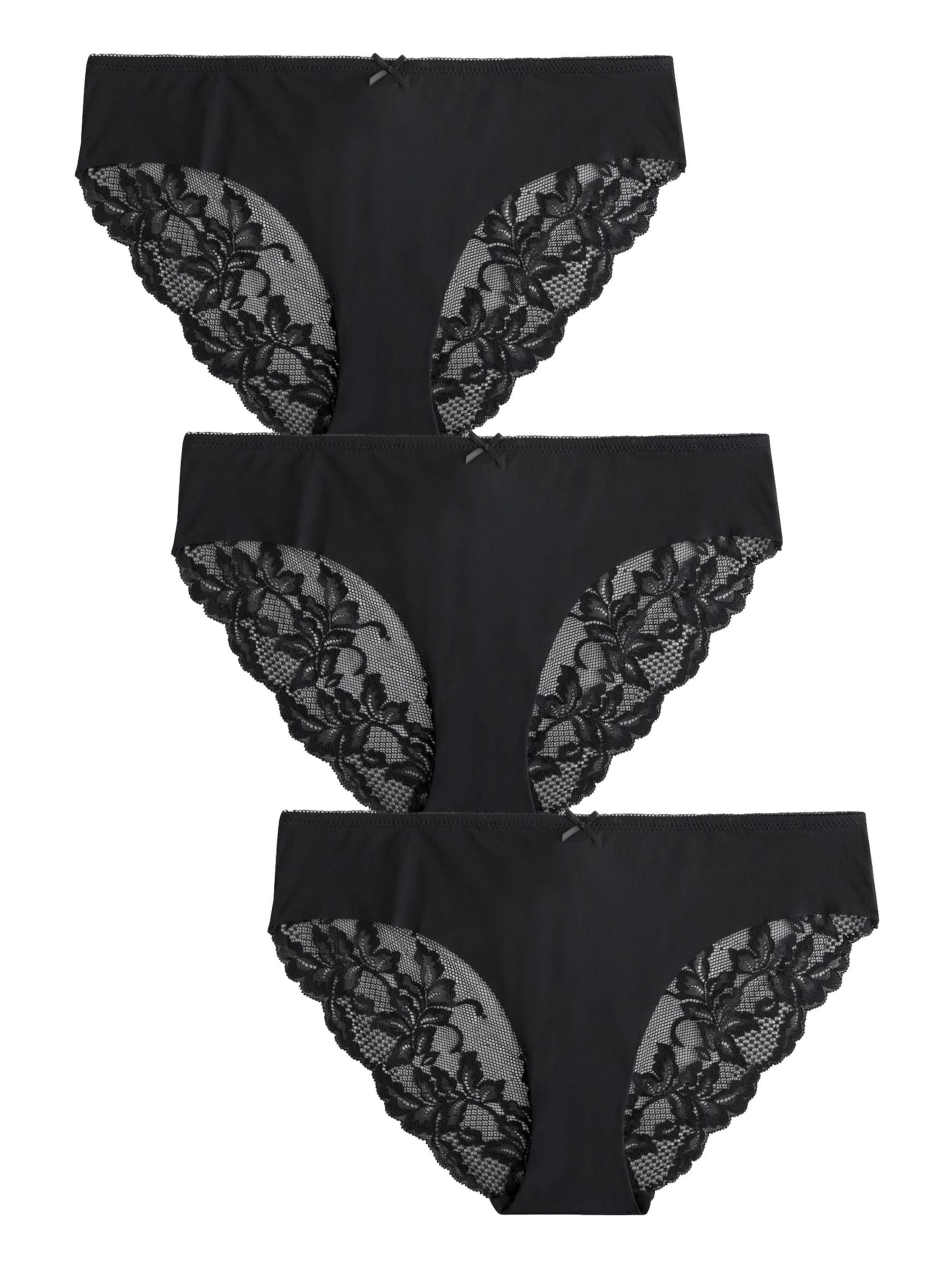 Next Kalhotky – černá: přední strana