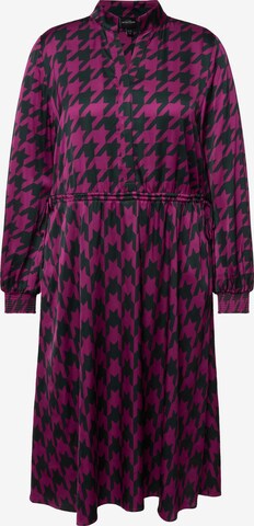 Ulla Popken Shirt Dress in Purple: front