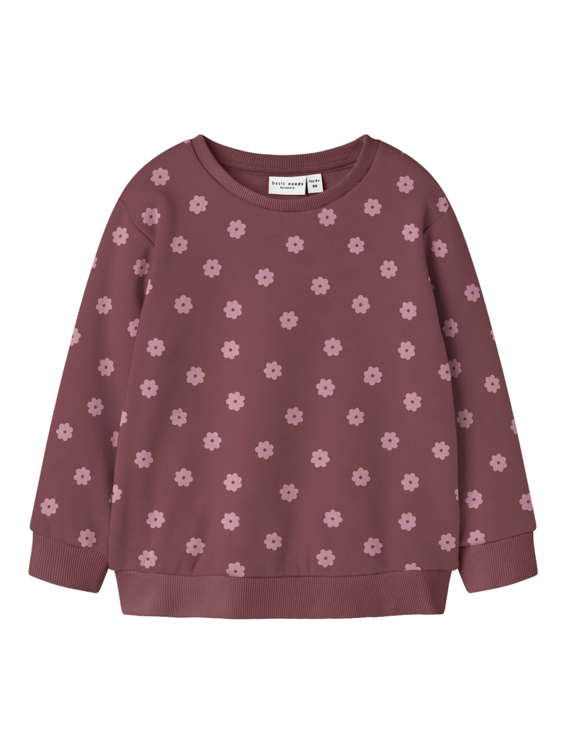 NAME IT Sweatshirt 'NMFDavina' in Lila: Vorderseite