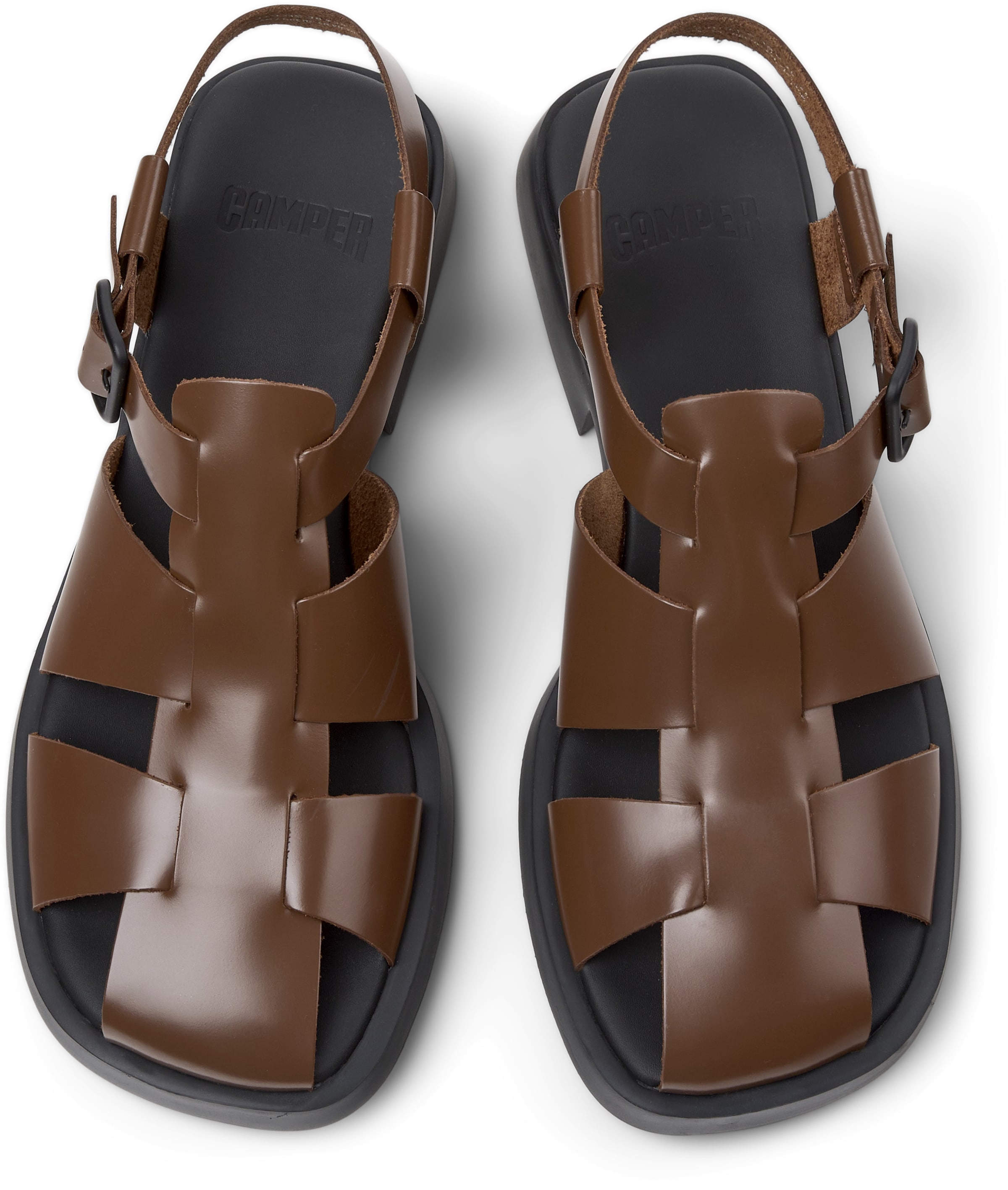 Sandales à lanières ' Dana ' CAMPER en marron