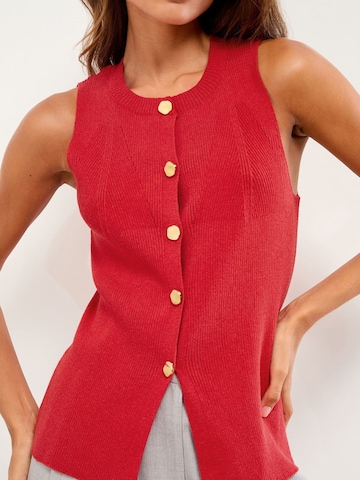 Lipsy Vest, värv punane