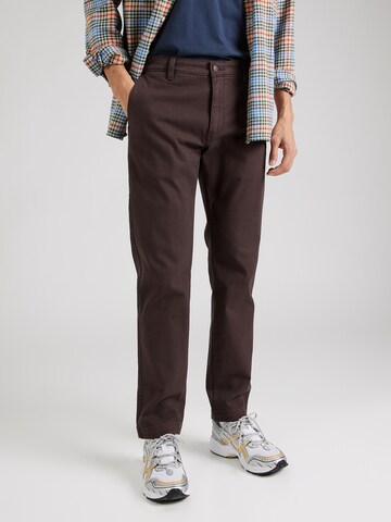 LEVI'S ® Zúžený Chino kalhoty – hnědá: přední strana