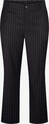 Zizzi Regular Pants 'MPIN' in Black: front