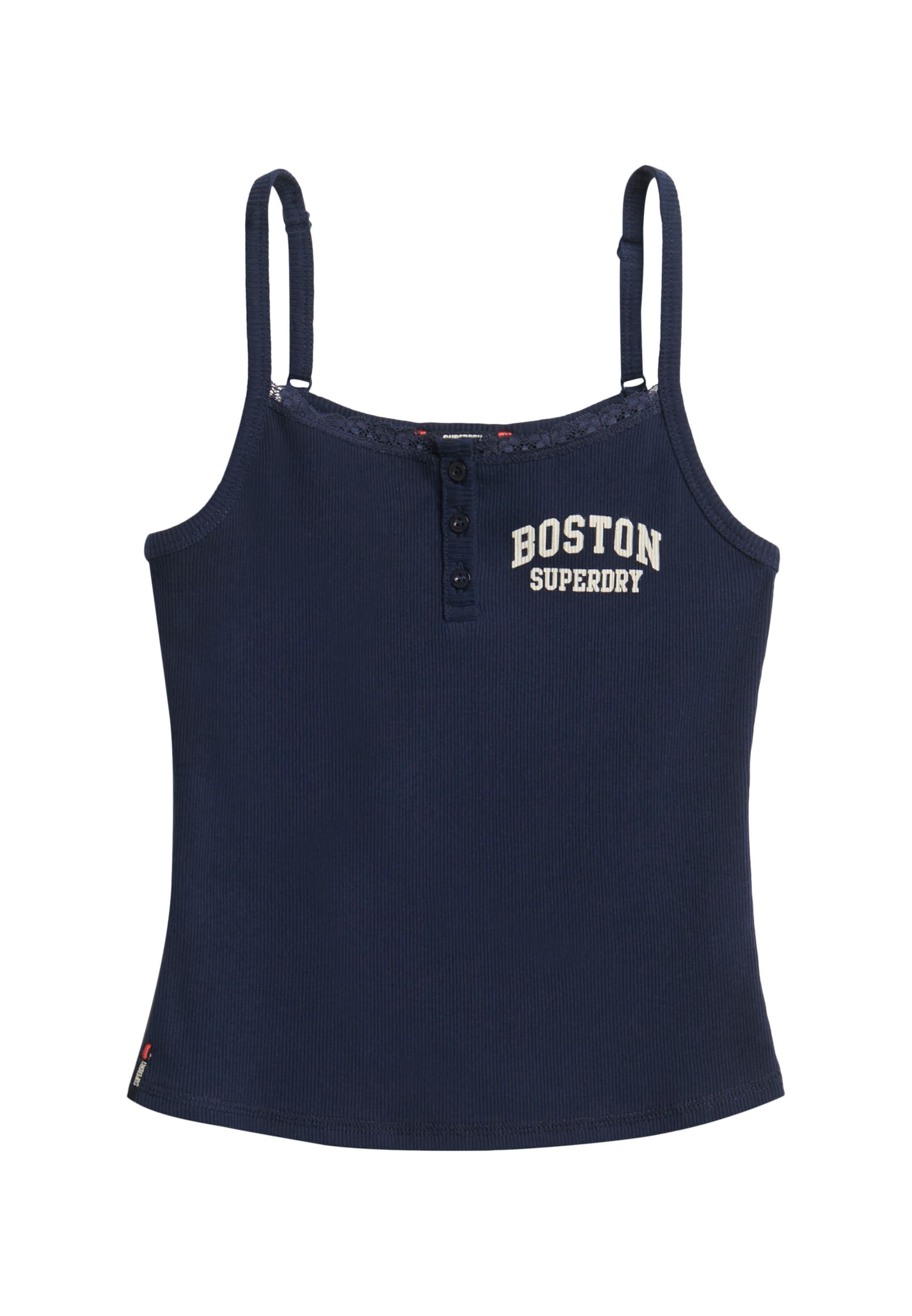 Haut Superdry en bleu : devant