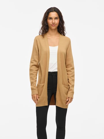 VILA Knit cardigan 'VIRil' in Brown: front