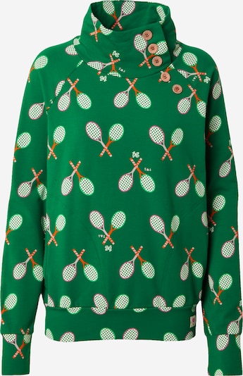 Blutsgeschwister Sweater majica 'Oh So Nett' u zelena / narančasta / roza / bijela, Pregled proizvoda