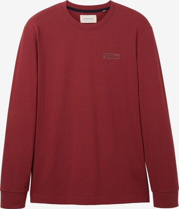 TOM TAILOR Shirt in Rood: voorkant