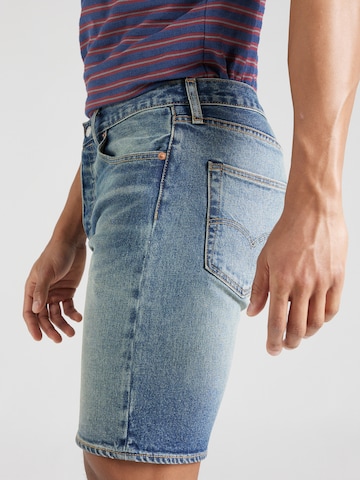 LEVI'S ® Slimfit Shorts '501' in Blau