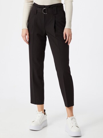 Regular Pantalon à pince Dorothy Perkins en noir : devant