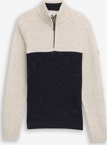 TOM TAILOR Pullover in Weiß: Vorderseite