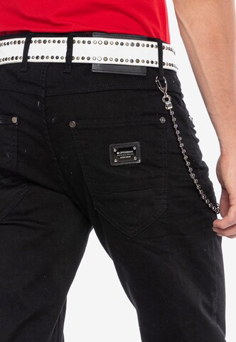 CIPO & BAXX Regular Jeans 'CD675' in Zwart