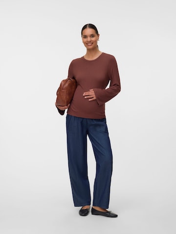 MAMALICIOUS Shirt in Brown