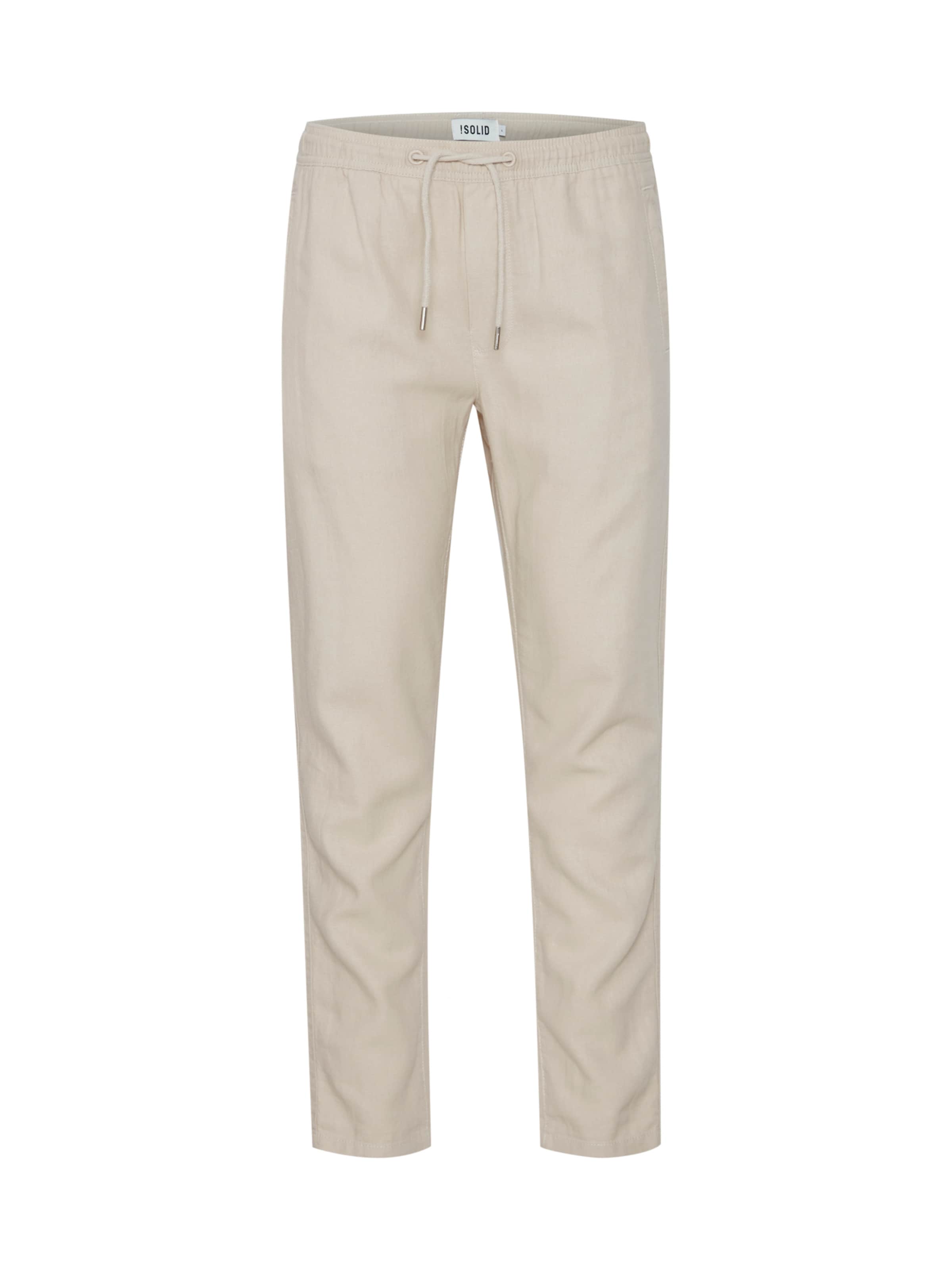 !Solid Hose 'Taiz' in Beige: Vorderseite