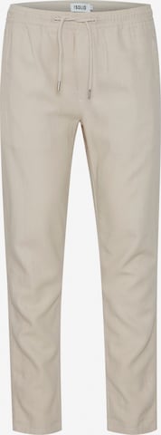 !Solid Regular Trousers in Beige: front