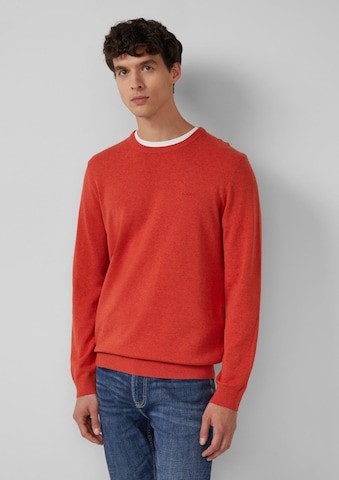 s.Oliver Пуловер в червено: отпред