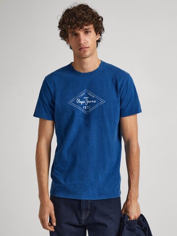 Pepe Jeans Shirt 'Wesleis' in Blue: front