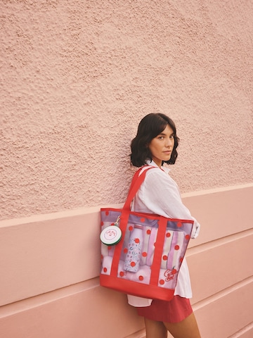 Geantă de plajă de la Cath Kidston pe roșu