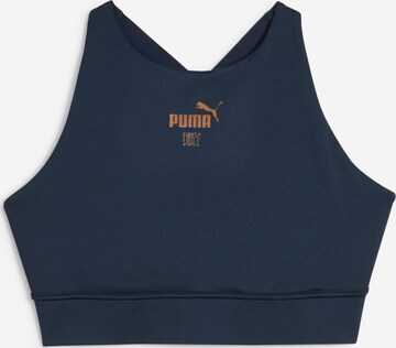 Bustino Reggiseno sportivo 'FIRST MILE' di PUMA in blu: frontale