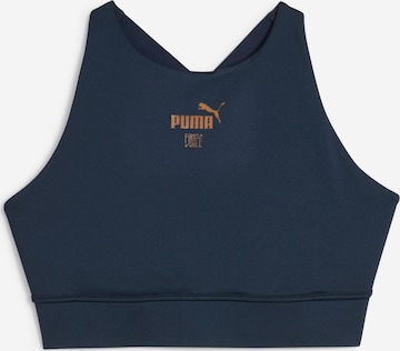 PUMA Bralette Sports Bra 'FIRST MILE' in Blue: front
