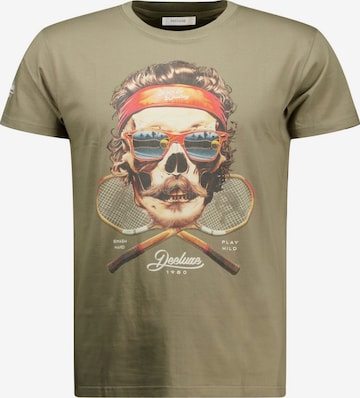 T-Shirt 'Tennis' Deeluxe en vert : devant