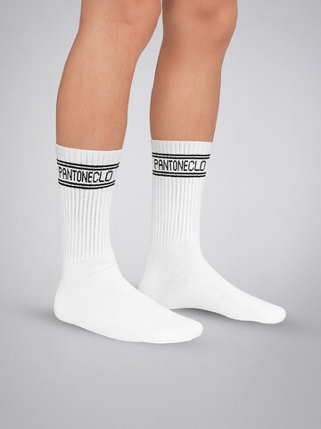 Calzino 'Pantoneclo Men’s Socks' di PANTONECLO in bianco