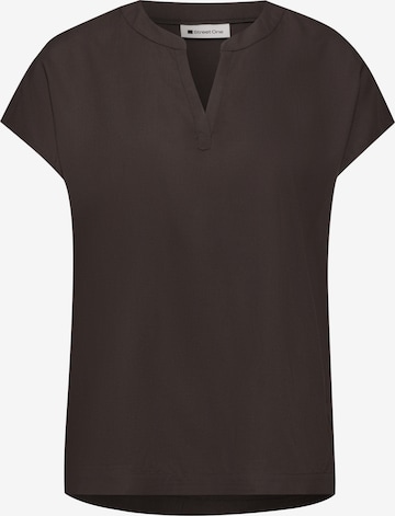 STREET ONE Blouse in Brown: front