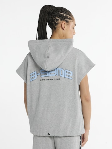 pilka A-Game Megztinis be užsegimo 'Cropped Sleeveless Hoodie'
