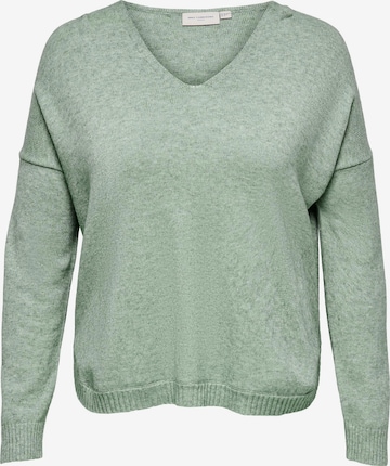 ONLY Carmakoma - Pullover 'Margareta' em verde: frente