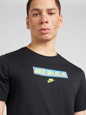 Nike Sportswear Shirt 'SPRING BREAK' in Zwart