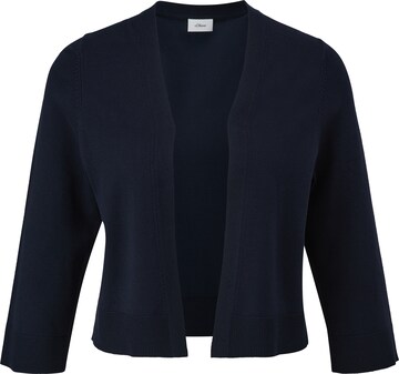 Cardigan s.Oliver BLACK LABEL en bleu