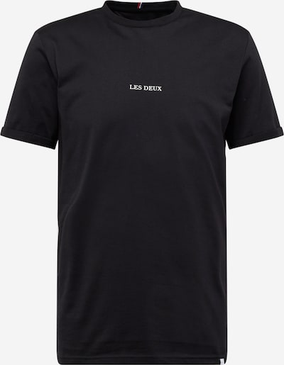 Les Deux T-Shirt 'Lens' in schwarz / weiß, Produktansicht