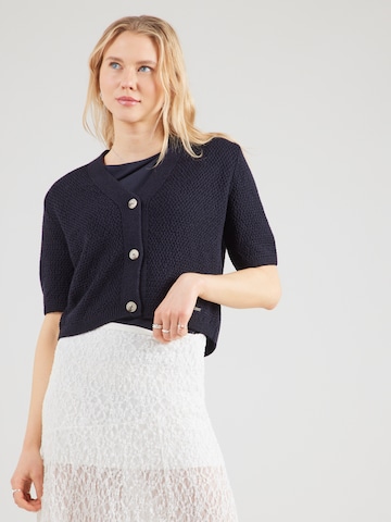 MORE & MORE Strickjacke in Blau: Vorderseite