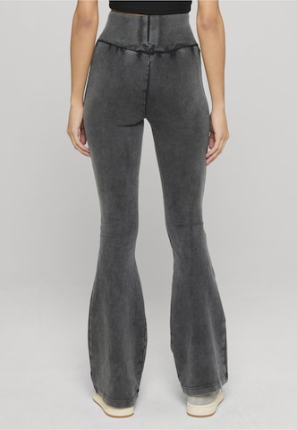 Felicious Flared Leggings in Grey