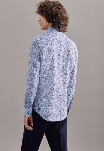 SEIDENSTICKER Slim fit Business Shirt ' Shaped ' in Blue