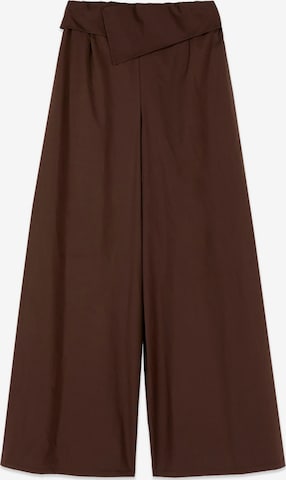 Baggy Pantaloni di oltre in marrone: frontale