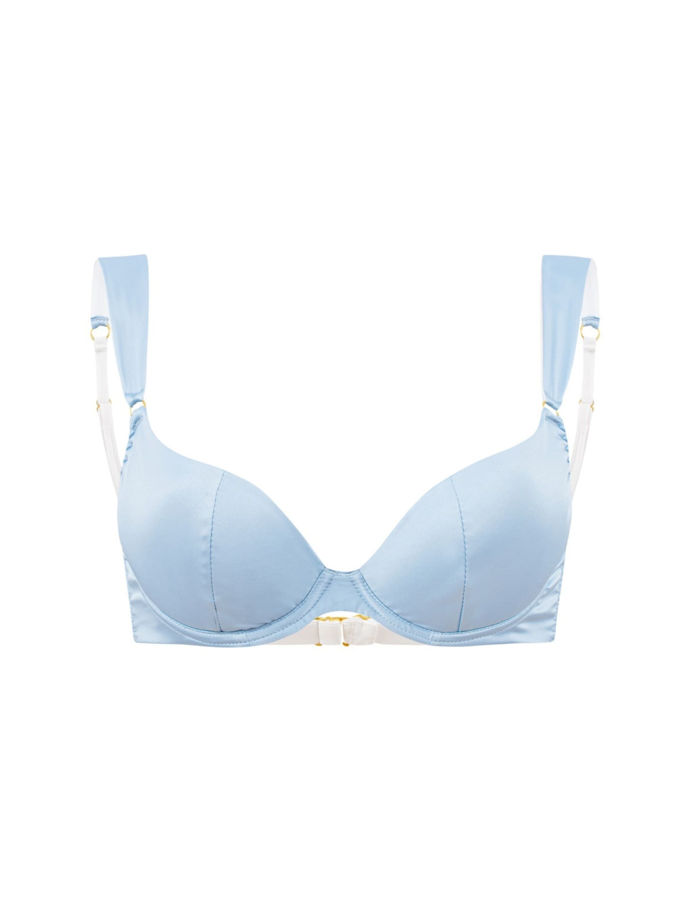 EKCENTRIK T-shirt Bikinitop 'Baby Blue' in Blauw