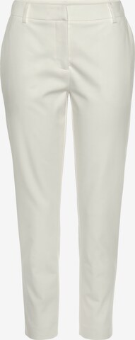 Effilé Pantalon chino LASCANA en beige : devant