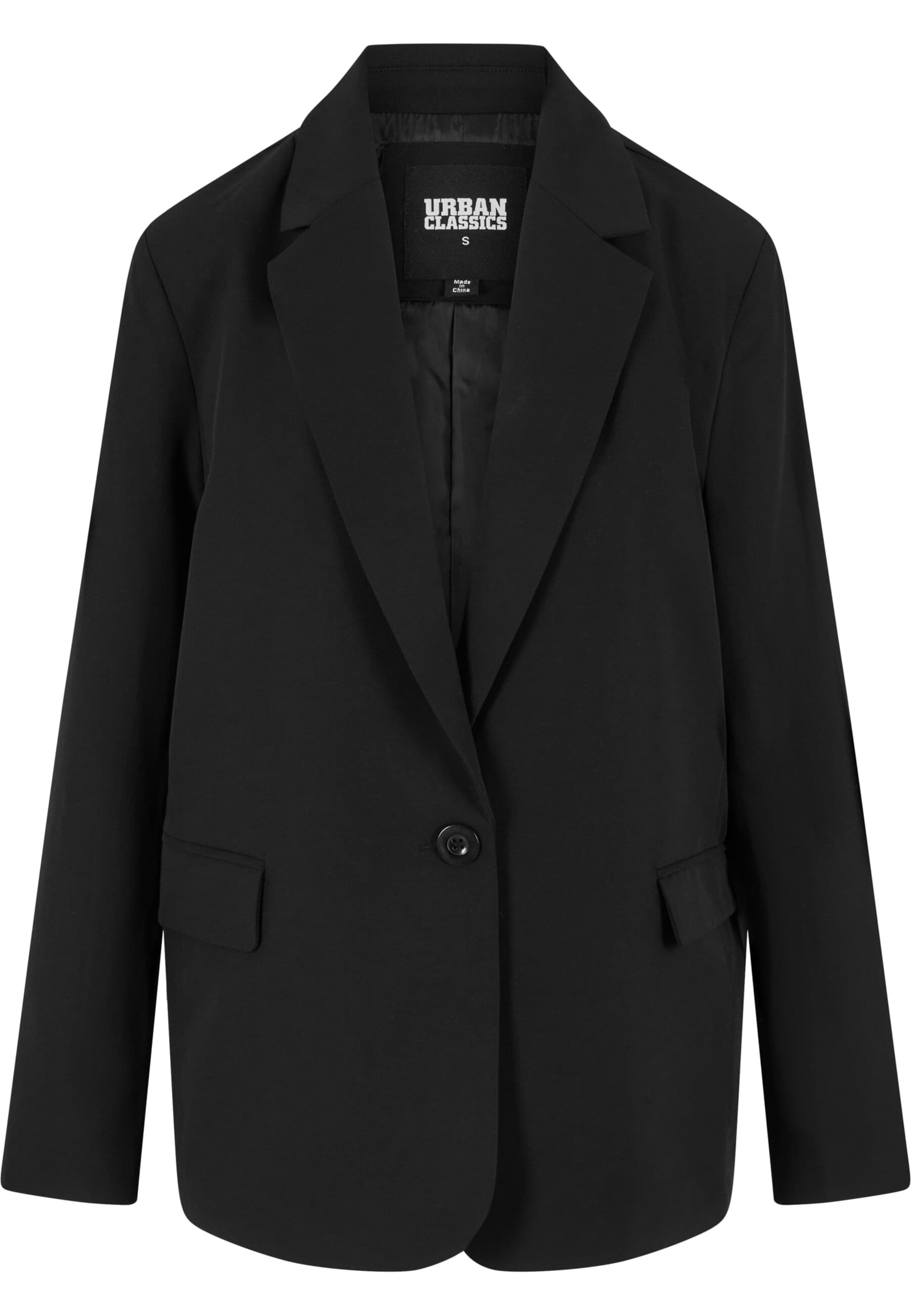 Blazer Urban Classics en noir : devant