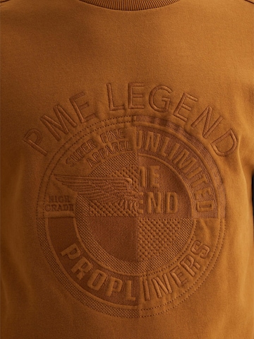 PME Legend Collegepaita 'PME LEGEND - Sweatshirt with embroidered artwork' värissä oranssi