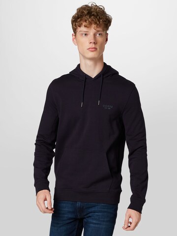 GUESS Sweatshirt 'CHRISTIAN' in Blue: front