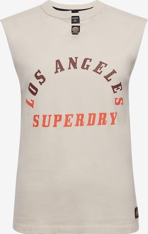 Superdry Top 'Bohemian Band' in Beige: voorkant