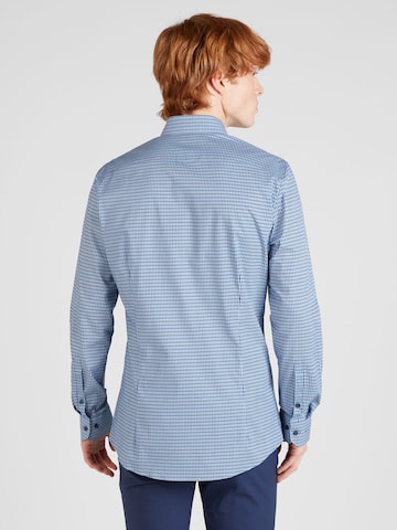 mėlyna OLYMP Standartinis modelis Marškiniai 'No 6 Six'