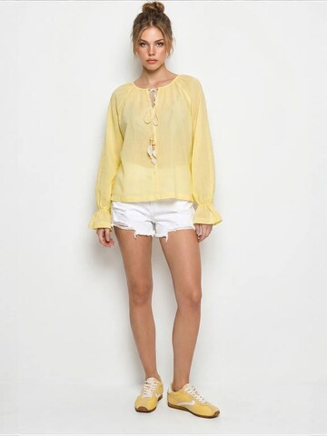 Bianco Lucci Bluse 'Blusen'‌‌‌‌‌ in Gelb