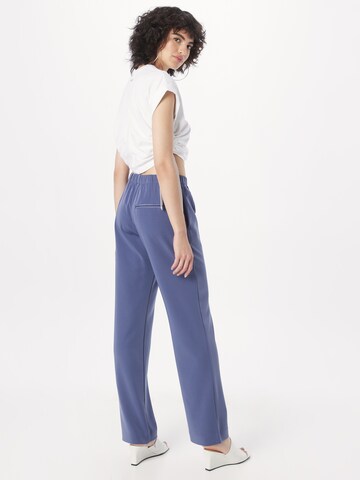 Samsøe Samsøe Loose fit Trousers 'Hoys' in Blue