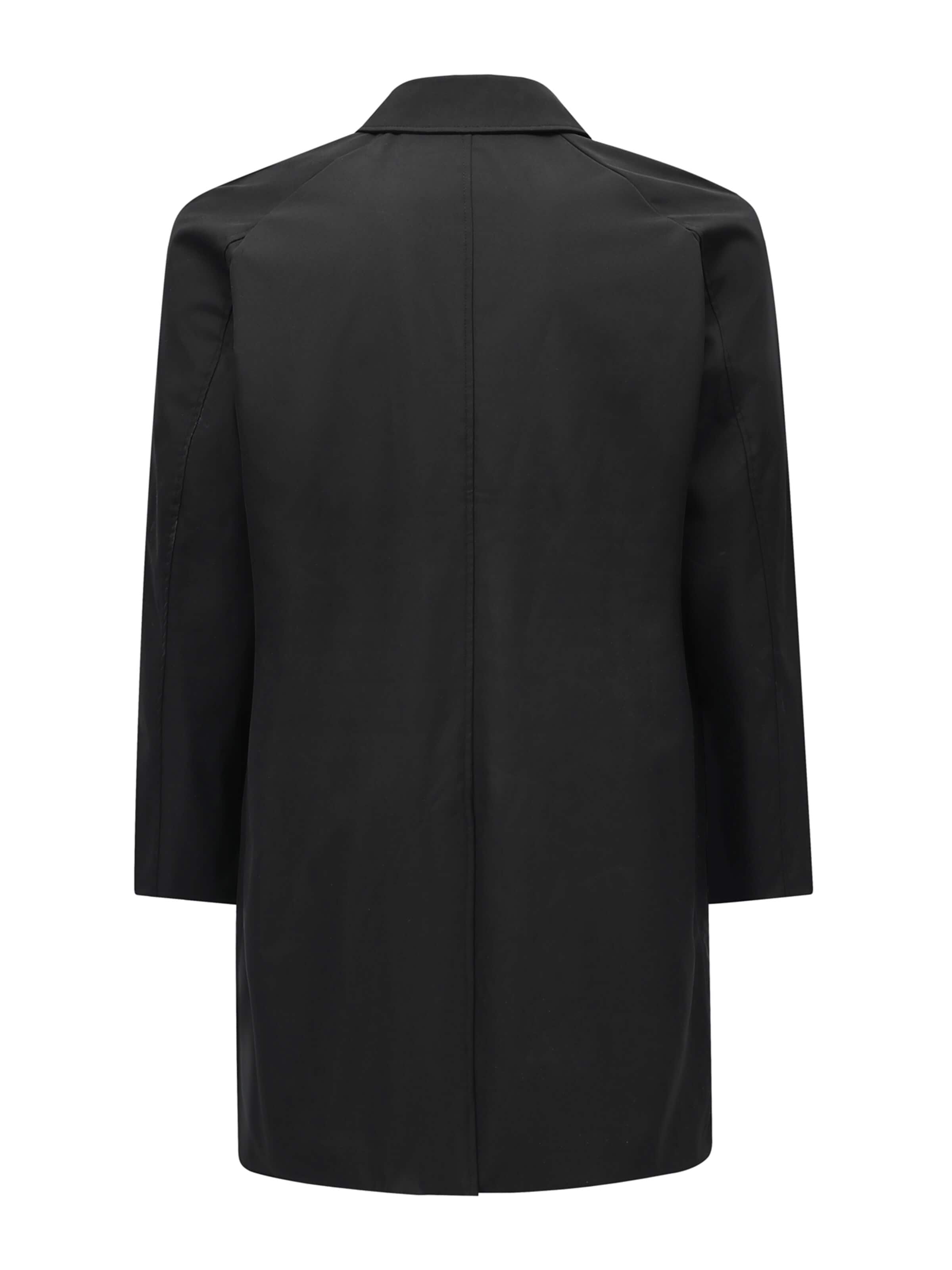 ALLTHEMEN Between-Seasons Coat 'Hauch' in Black