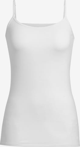 ICEBREAKER Sports Top 'Siren' in White: front