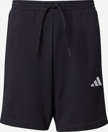 ADIDAS SPORTSWEAR Regular Urheiluhousut värissä musta: etupuoli